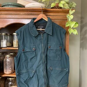 Banana-republic Men's Green and Blue Gilet